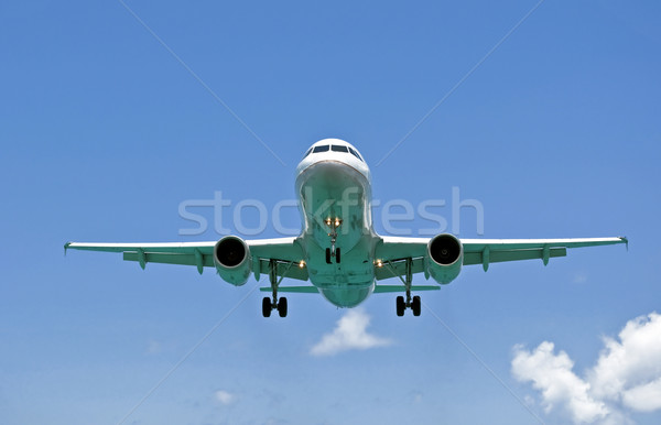 Levegő közlekedés repülőgép végső másodpercek légy Stock fotó © FER737NG