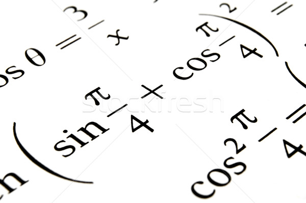 Algebra wzory podręcznik problemy badania Zdjęcia stock © FER737NG