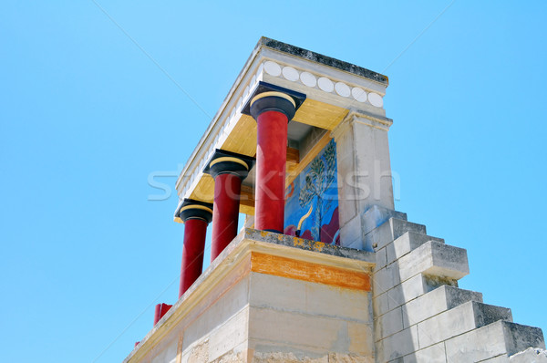 Archaeological site of Knossos. Minoan Palace. Crete. Stock photo © FER737NG