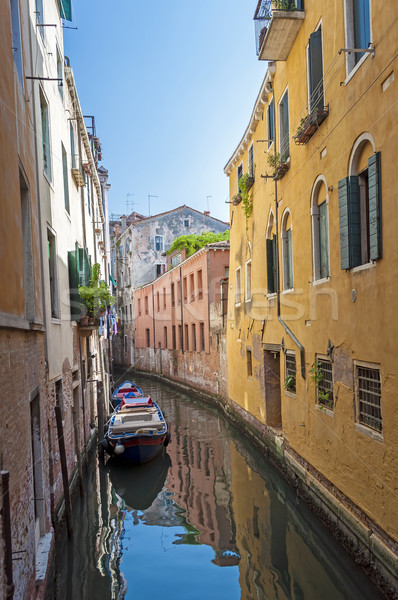 Venetië Italië boten gebouwen gebouw Stockfoto © FER737NG