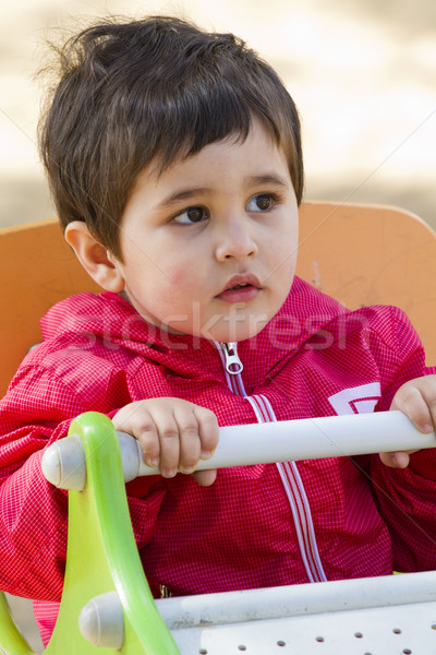 Bébé garçon jouer parc cute peu [[stock_photo]] © Fernando_Cortes