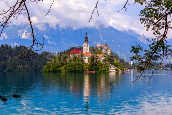 Bled with lake Stock photo © Fesus