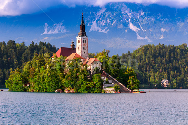 Bled with lake Stock photo © Fesus
