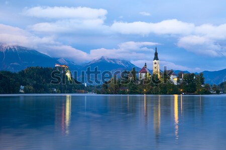 Bled with lake, Slovenia, Europe Stock photo © Fesus