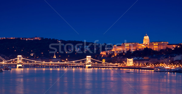 Night lights in Budapest-Hungary  Stock photo © Fesus