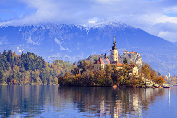 Bled with lake, Slovenia, Europe Stock photo © Fesus