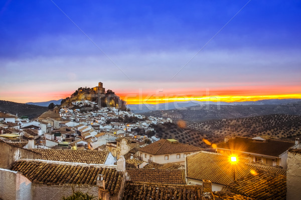 View over Montefrio in Granada, Spain Stock photo © Fesus