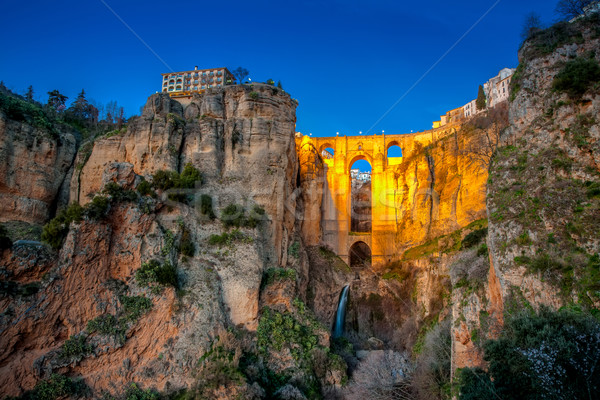 Stock photo: The village of Ronda in Andalusia, Spain. 