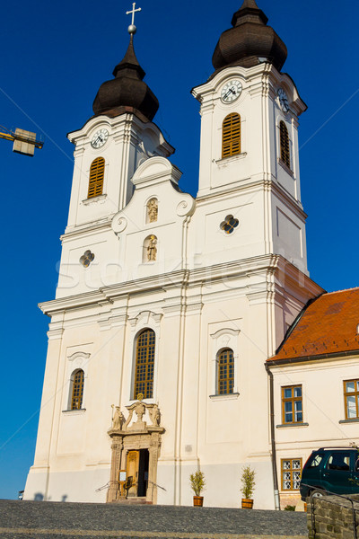 Benedictine abbey in Tihany, Hungary Stock photo © Fesus
