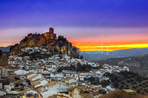 View over Montefrio in Granada, Spain Stock photo © Fesus