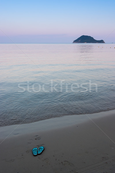 End of day  from beach.Greece, Zakynthos Stock photo © Fesus