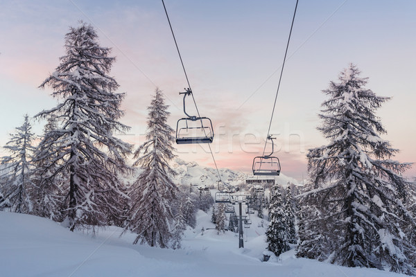 Stock photo: Ski center of Vogel-Slovenia