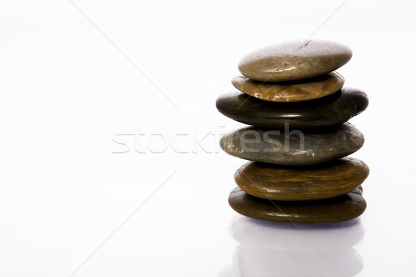 Stein Textur Medizin Frieden japanisch Gleichgewicht Stock foto © Fesus