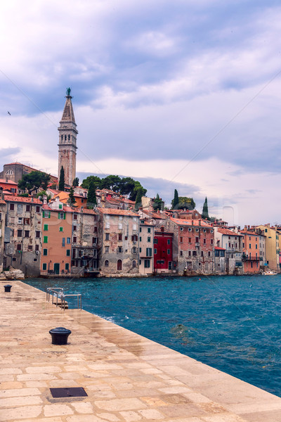 Rovinj old town in Adriatic  sea coast of Croatia Stock photo © Fesus