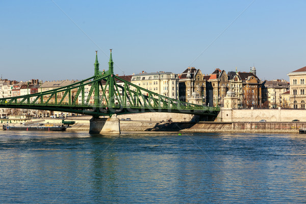 Liberty Bridge in Budapest, Hungary Stock photo © Fesus