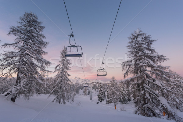 Esquí centro naturales parque alpes Eslovenia Foto stock © Fesus