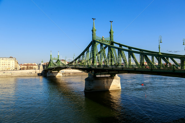 Liberty Bridge in Budapest, Hungary Stock photo © Fesus
