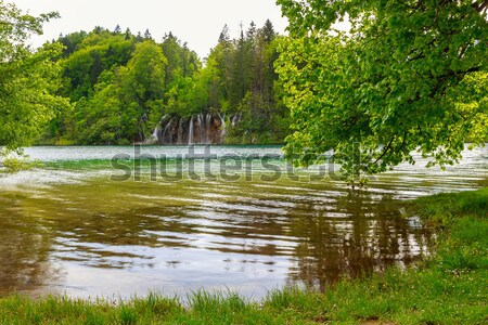 Plitvice Lakes national park in Croatia Stock photo © Fesus
