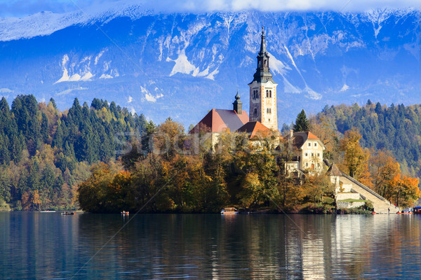 Bled with lake, Slovenia, Europe Stock photo © Fesus