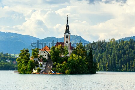 Bled with lake Stock photo © Fesus