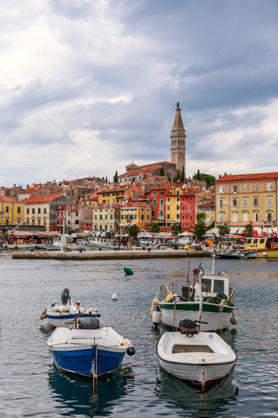 Rovinj old town in Adriatic  sea coast of Croatia Stock photo © Fesus