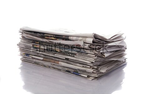 Zeitung alten Zeitungen Zeitschriften Business Stock foto © Fesus