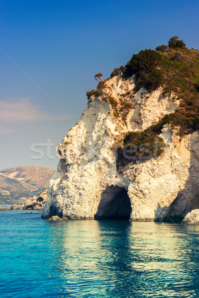 Mooie zee landschappen zakynthos eiland Griekenland Stockfoto © Fesus