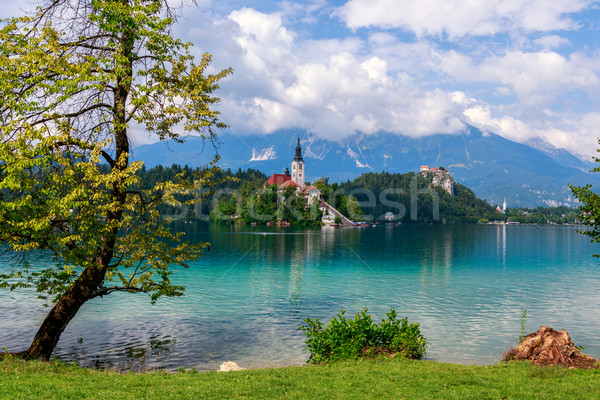 Lake Bled in summer Stock photo © Fesus