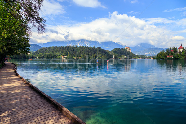 Lake Bled in summer Stock photo © Fesus