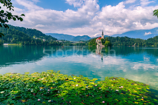 Bled with lake Stock photo © Fesus