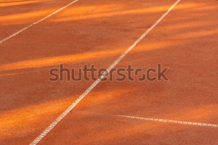 Argilla campo da tennis semplice immagine tennis giudice Foto d'archivio © Fesus