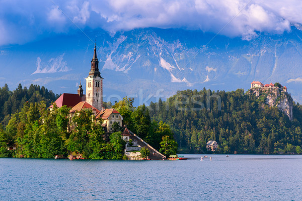 Bled with lake Stock photo © Fesus