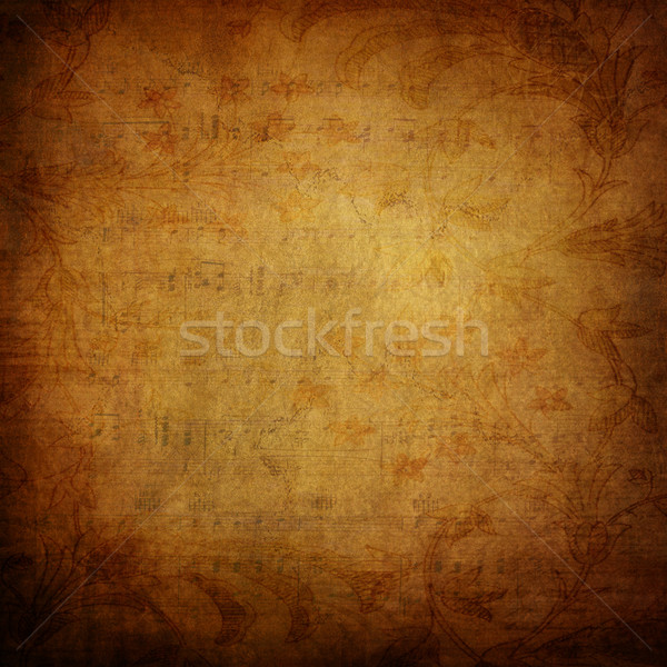 Stockfoto: Oud · papier · grunge · boek · muur · abstract · verf