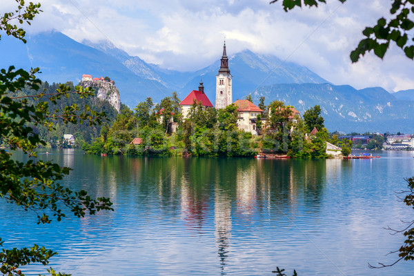 Bled with lake Stock photo © Fesus