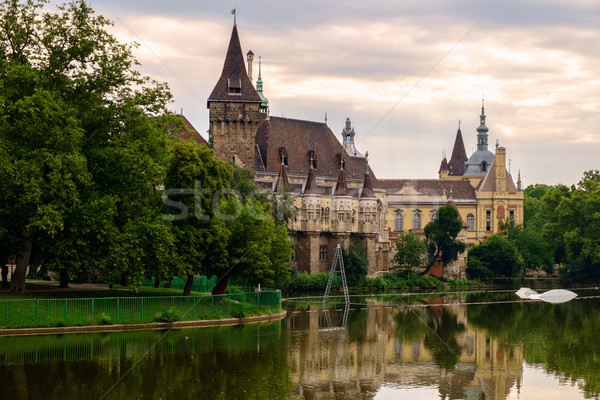 Stock photo: Vajdahunyad Castle in Budapest, Hungary