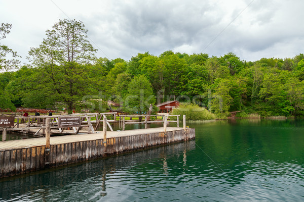 Stockfoto: Park · Kroatië · mooie · landschap · hemel · voorjaar