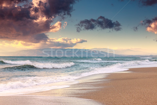 Stock photo: Sea sunset