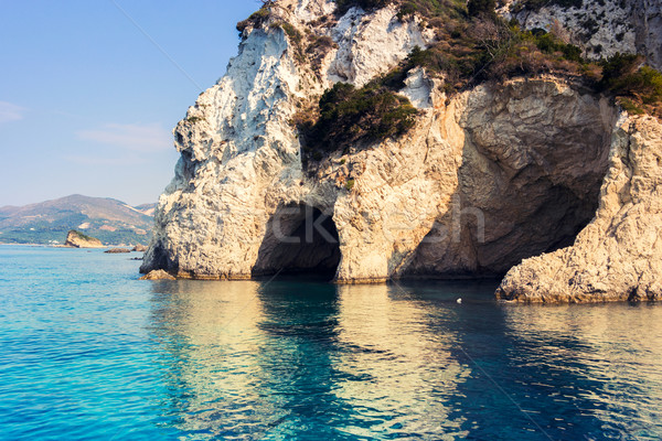 Mooie zee landschappen zakynthos eiland Griekenland Stockfoto © Fesus