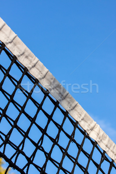 Tennis court net and sky Stock photo © Fesus