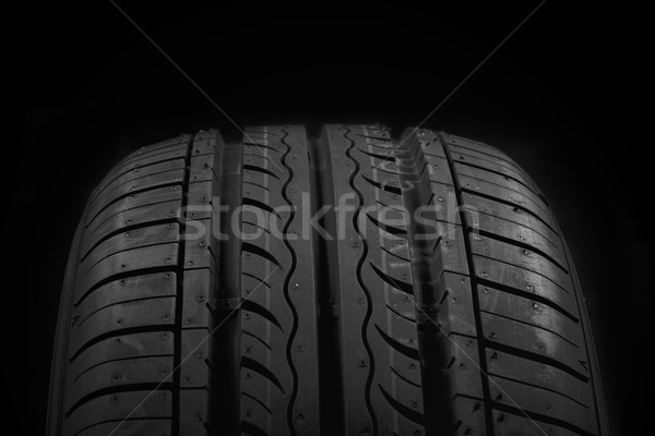 Auto pneumatico nero texture sfondo gara Foto d'archivio © Fesus