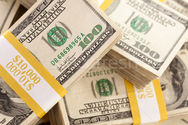 Stacks of One Hundred Dollar Bills Stock photo © feverpitch