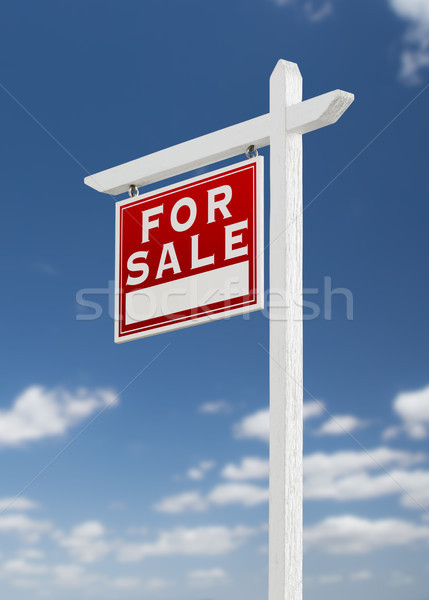 Foto stock: Venta · inmobiliario · signo · cielo · azul · nubes