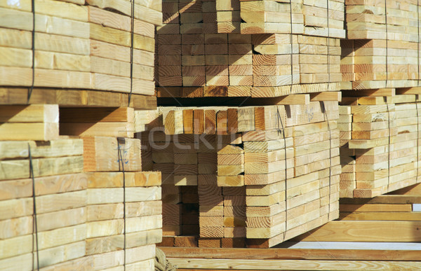 Boglya építkezés fa absztrakt ipari építészet Stock fotó © feverpitch