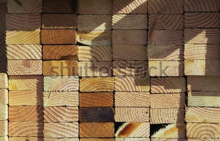 Stack of Construction Wood Stock photo © feverpitch