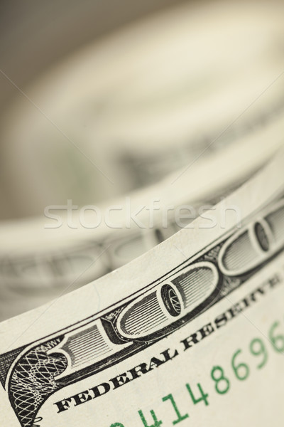 Abstract of One Hundred Dollar Bills Stock photo © feverpitch