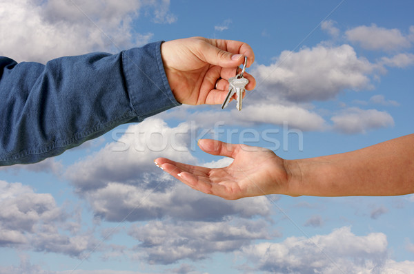 Handing Overe the Keys Stock photo © feverpitch
