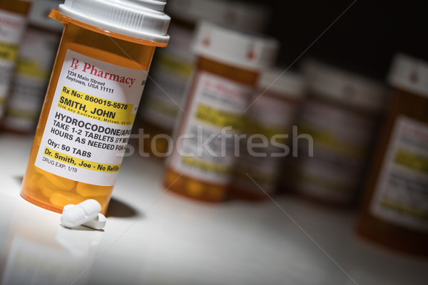 Hydrocodone Pills and Prescription Bottles with Non Proprietary  Stock photo © feverpitch
