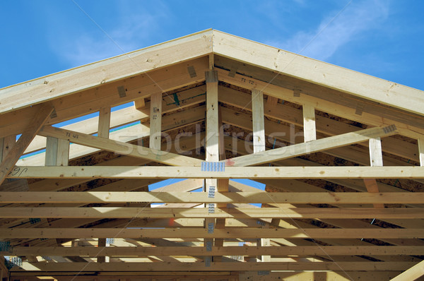 Construction Home Framing Abstract Stock photo © feverpitch