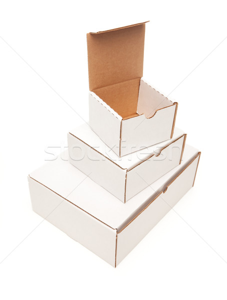 blank cardboard boxes