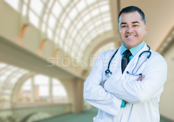 英俊 西班牙裔美國人 男醫生 護士 醫院 商業照片 © feverpitch